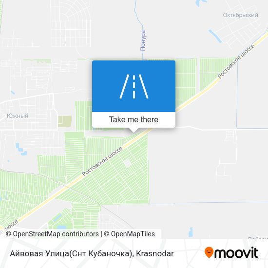 Айвовая Улица(Снт Кубаночка) map