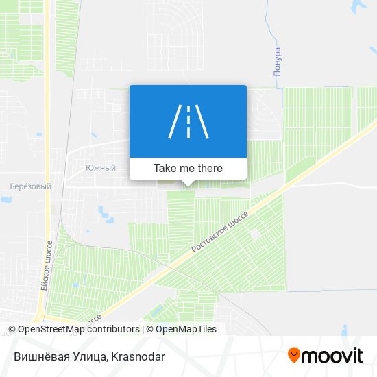 Вишнёвая Улица map