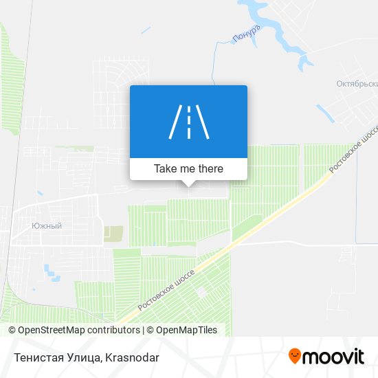 Тенистая Улица map