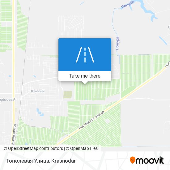 Тополевая Улица map