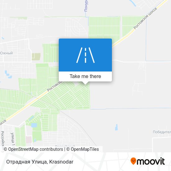 Отрадная Улица map