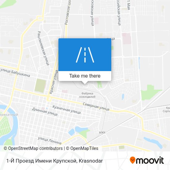 1-Й Проезд Имени Крупской map