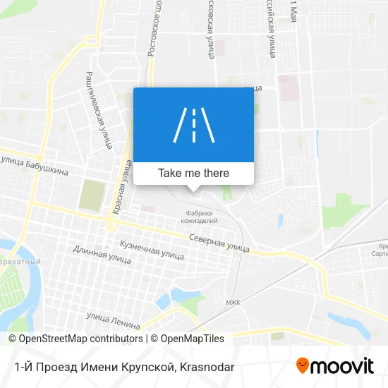 1-Й Проезд Имени Крупской map