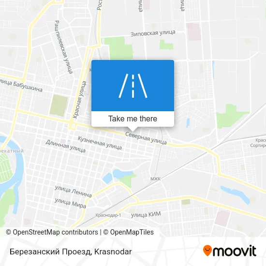 Березанский Проезд map