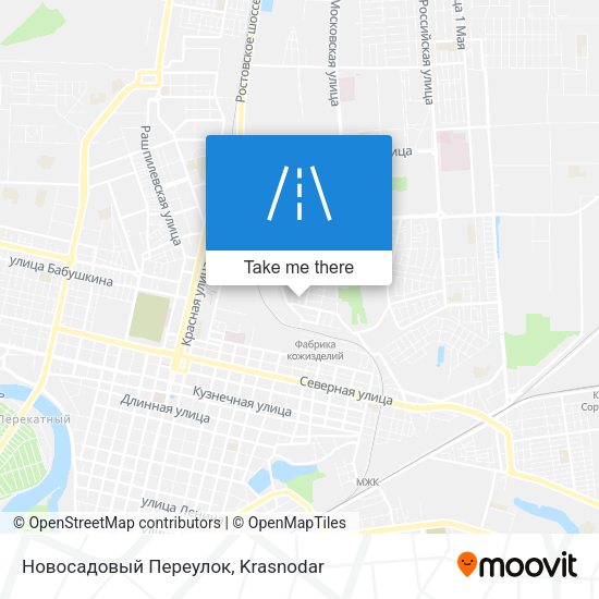 Новосадовый Переулок map