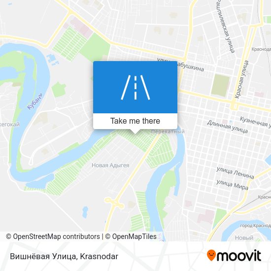 Вишнёвая Улица map