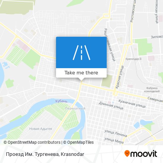 Проезд Им. Тургенева map