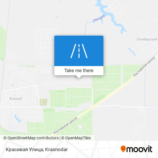 Красивая Улица map