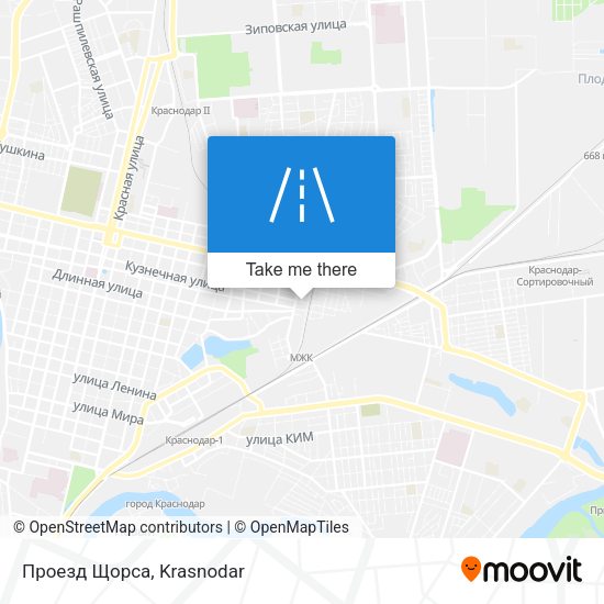 Проезд Щорса map