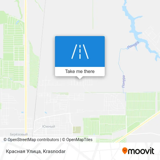 Красная Улица map