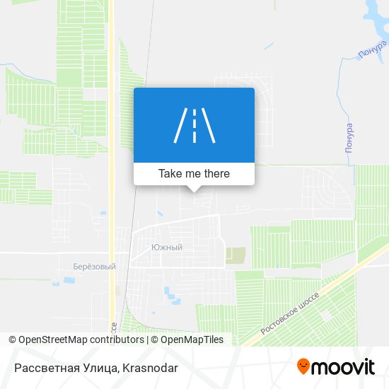 Рассветная Улица map