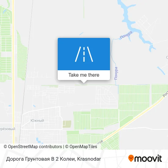 Дорога Грунтовая В 2 Колеи map