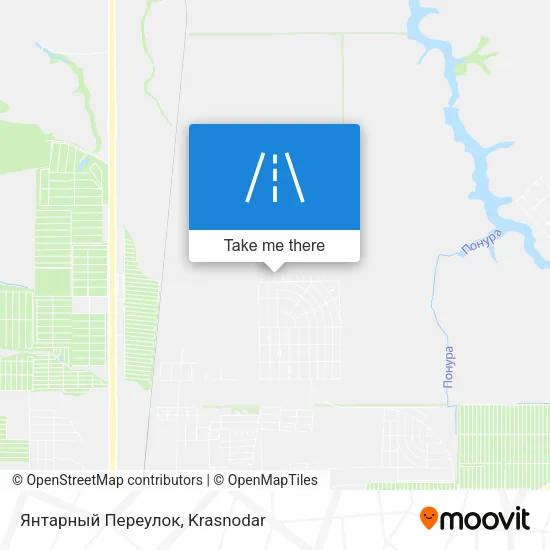 Янтарный Переулок map