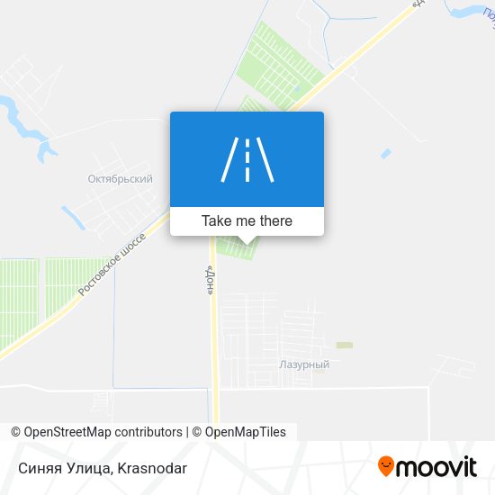 Синяя Улица map
