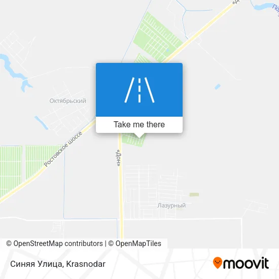 Синяя Улица map