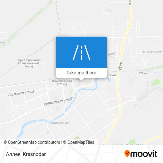 Аллея map
