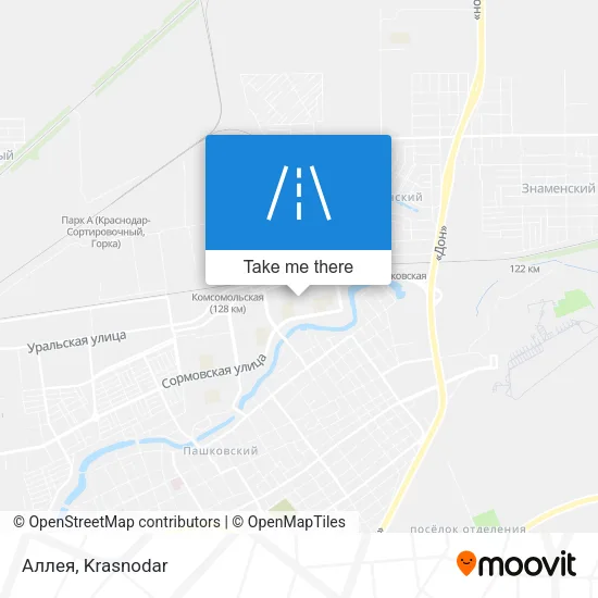 Аллея map