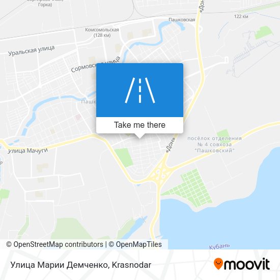 Улица Марии Демченко map