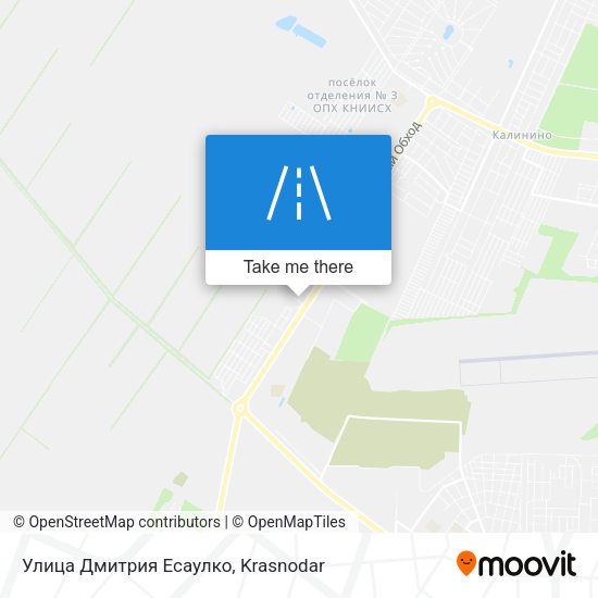 Улица Дмитрия Есаулко map