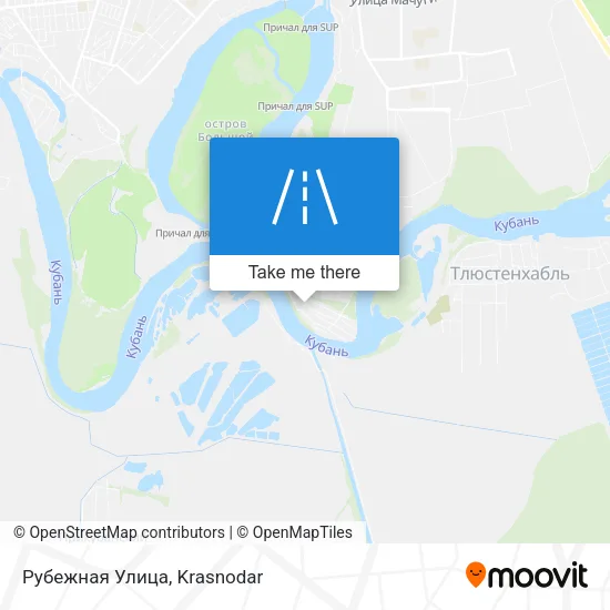 Рубежная Улица map