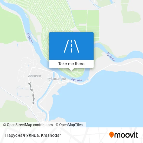 Парусная Улица map