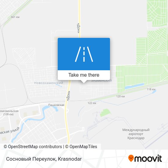 Сосновый Переулок map