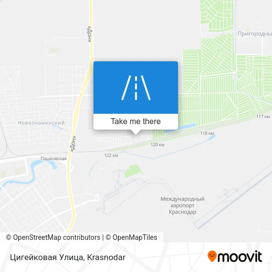 Цигейковая Улица map