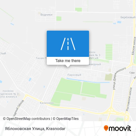 Яблоновская Улица map