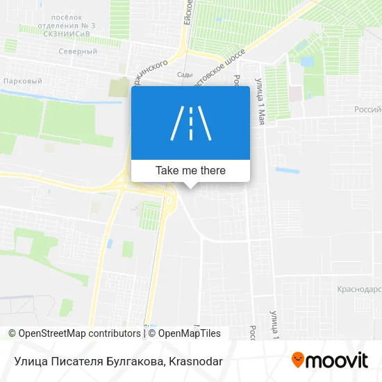Улица Писателя Булгакова map