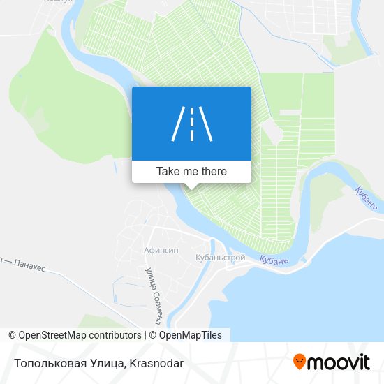 Топольковая Улица map