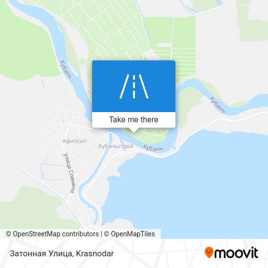 Затонная Улица map