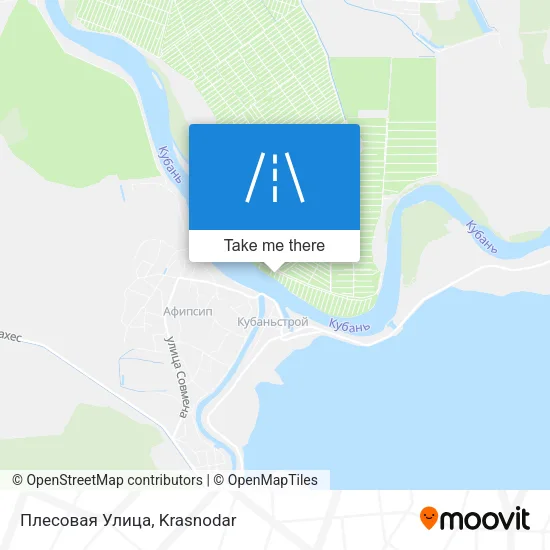 Плесовая Улица map