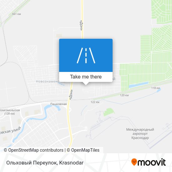 Ольховый Переулок map
