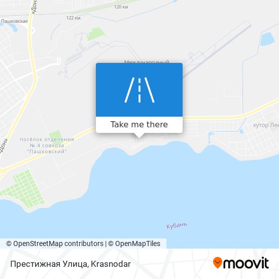 Престижная Улица map