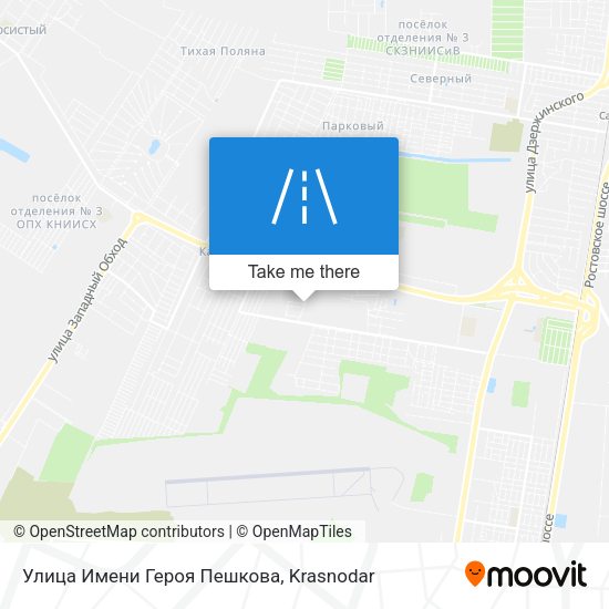 Улица Имени Героя Пешкова map