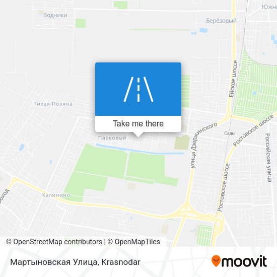 Мартыновская Улица map
