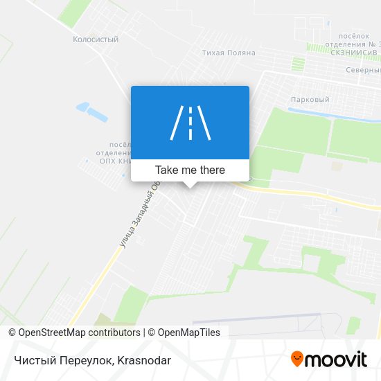 Чистый Переулок map