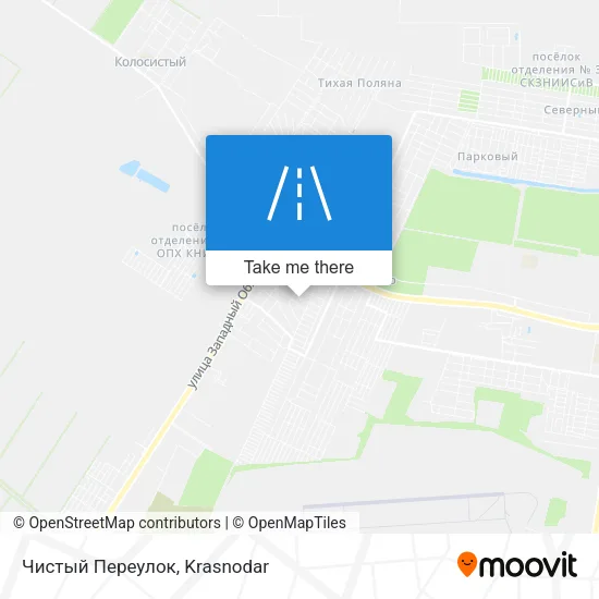 Чистый Переулок map