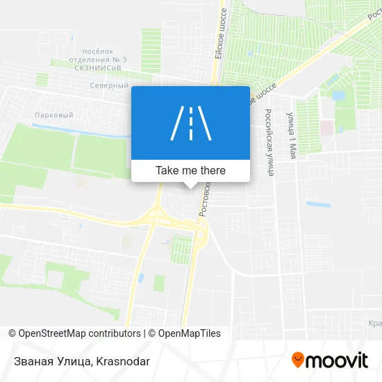 Званая Улица map