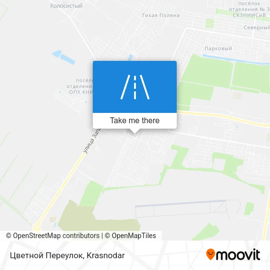Цветной Переулок map