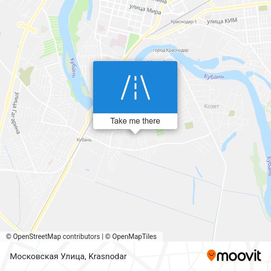 Московская Улица map