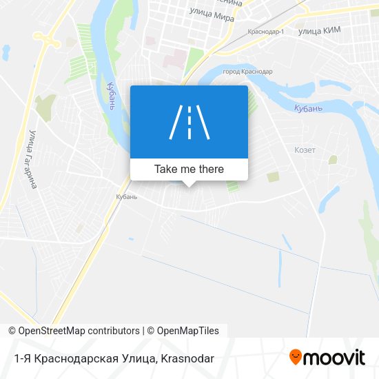 1-Я Краснодарская Улица map