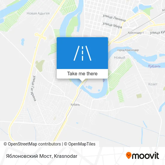 Яблоновский Мост map