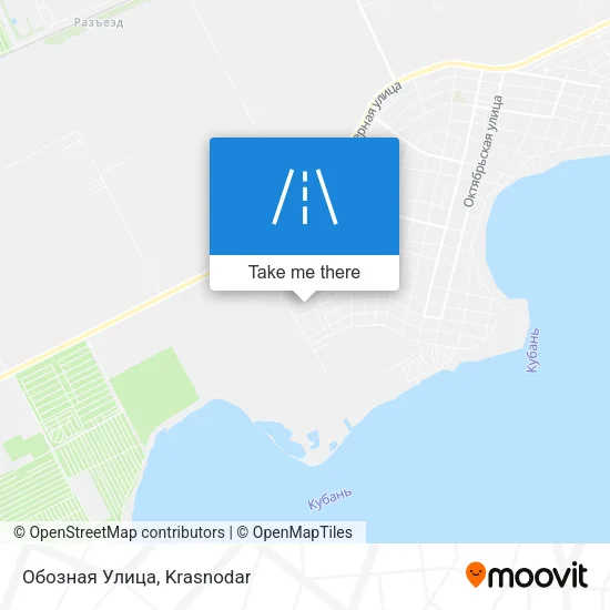 Обозная Улица map