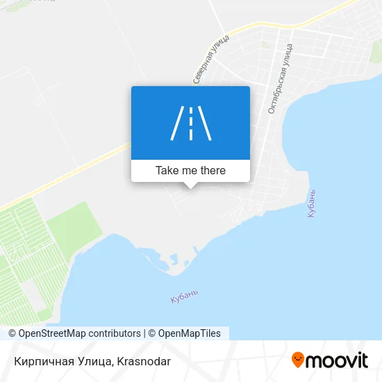 Кирпичная Улица map