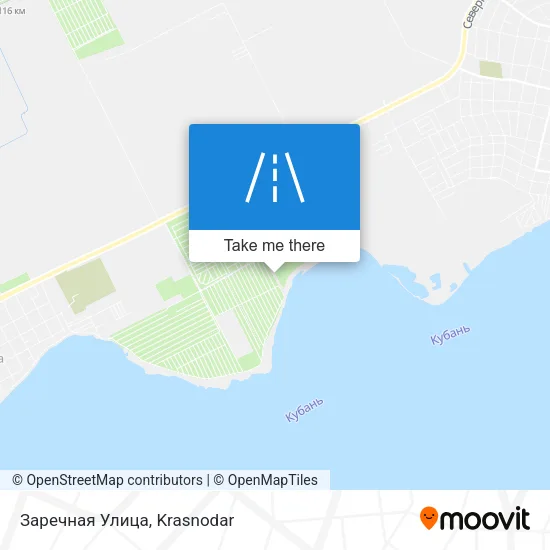 Заречная Улица map