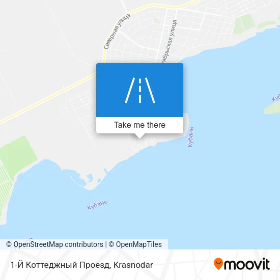 1-Й Коттеджный Проезд map