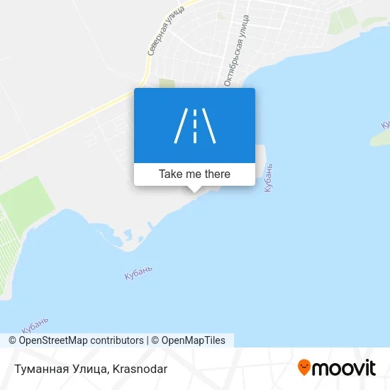 Туманная Улица map