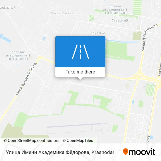 Улица Имени Академика Фёдорова map