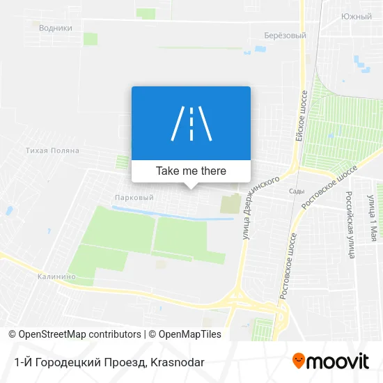 1-Й Городецкий Проезд map